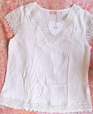 Blusa feminina blusa branca PROMOÇÃO