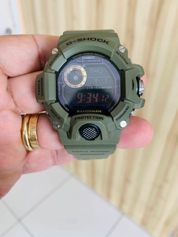casio g shock rangeman verde