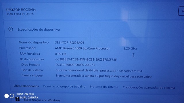 PC GAMER RYZEN 5 1600 E GTX750TI DE 2GB PEGO PS4 COM VOLTA  - Foto 4