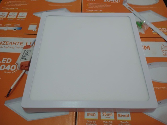 Kit de 5 Unidades de Paineis de Led 30x30 Sobrepor 6500k ( Promoção !!!)