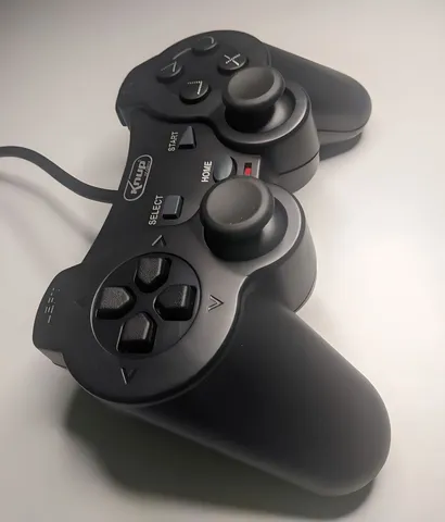 Controle Joystick para PS2 DualShock com Fio KNUP - KP-GM014