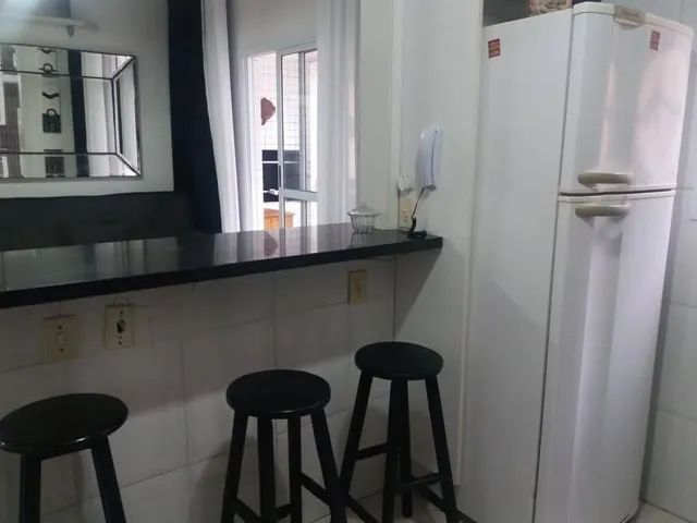 Apto predio na frente do mar,sacada com churrasqueira 200,00 diaria - Foto 5