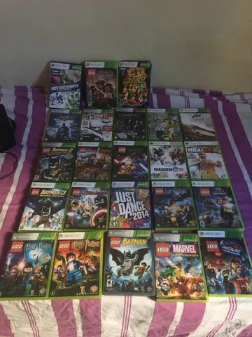 20 originais de jogos Xbox 360. 