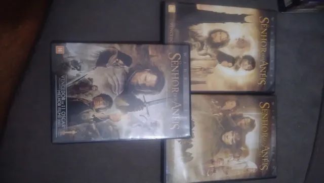 Box DVDs Trilogia O Senhor dos Anéis 