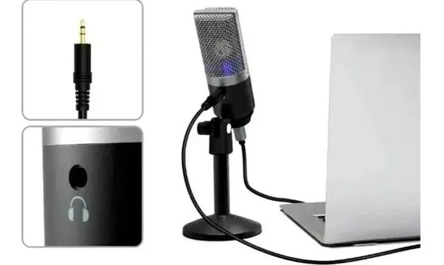 Microfone Fifine k670 Original Condensador Silver USB Profissional - Foto 3