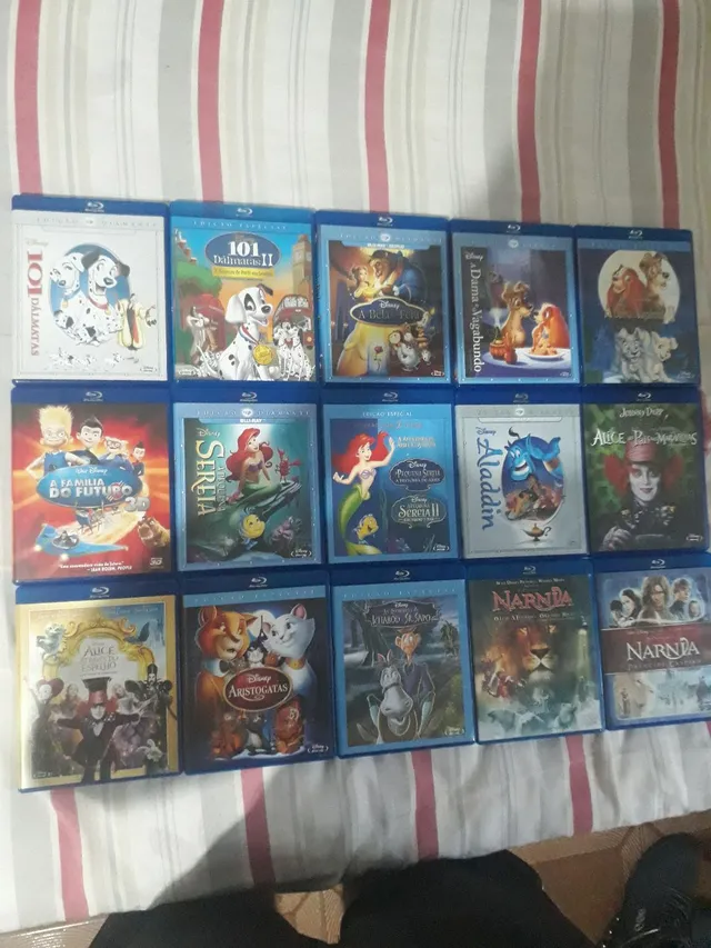 WALT DISNEY - 5 DVDs - Pixar Short Filmes; Tico e Teco