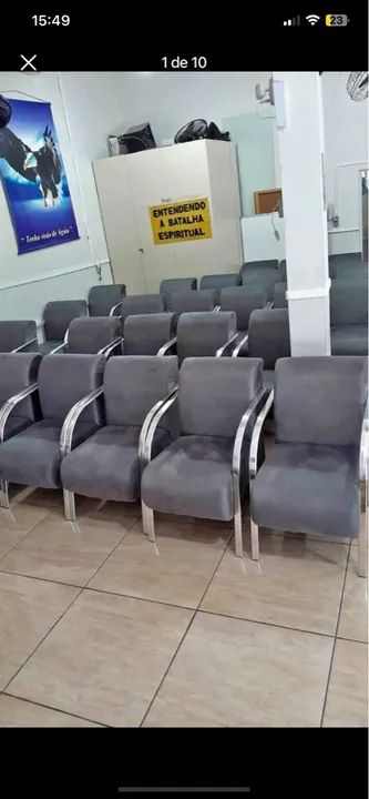 POLTRONAS PARA IGREJAS, SALÃO, E MUITO MAIS, SÓ PAGA NA ENTREGA  - Foto 5