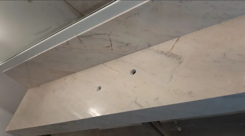 Lavatório - Mármore Branco Paraná  - Foto 3