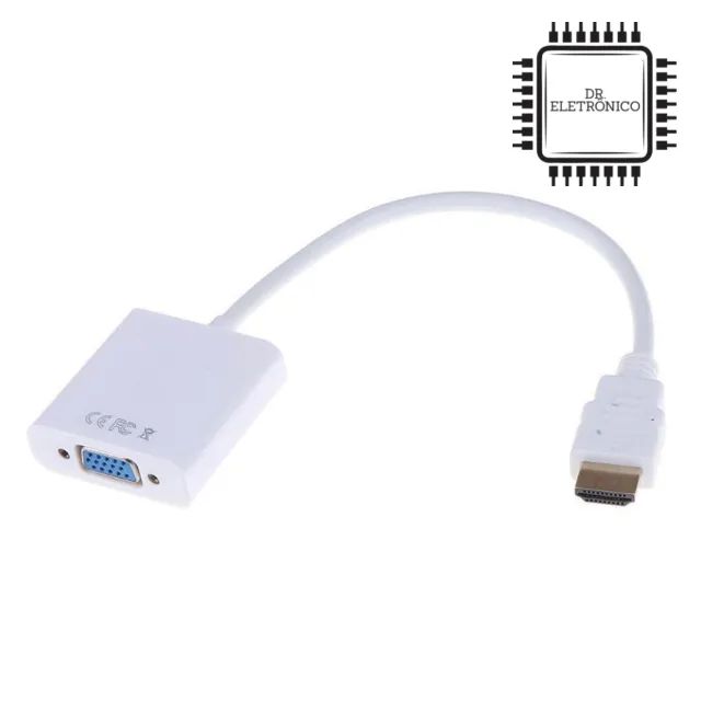Adaptador Hdmi Fêmea para VGA Macho - Foto 3