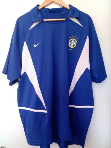 Camisa Retrô Brasil Ronaldo Copa 2002 Nike