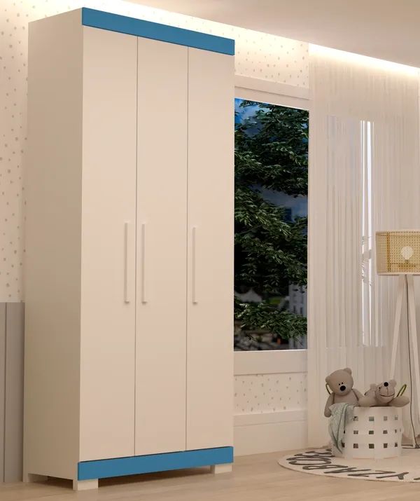 Roupeiro Lana 3 Pts 100% MDF - Foto 2