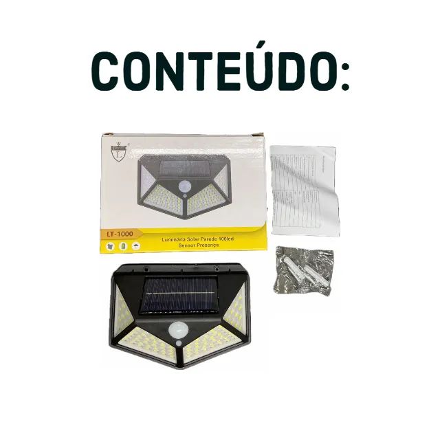 Kit com 2 Luminárias com Energia Solar à Prova d'água e Entrega Imediata! - Foto 6