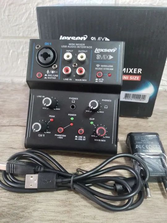 Mixer Lexsen Gomix 1 Canal C/Interface/BT USB - Foto 5