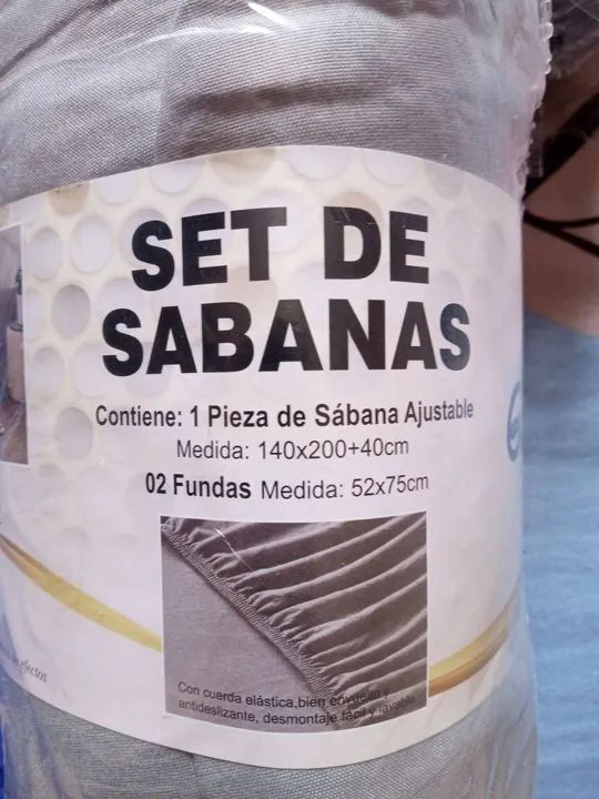 Lençol com elástico mais duas fronhas, tamanho casal ou Queen 2.000 fios  - Foto 5