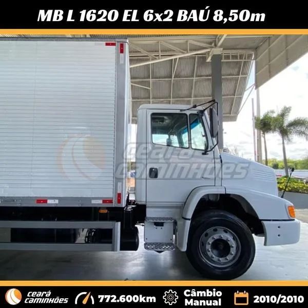 MB L 1620 6x2 2010/2010 Baú 8,50m - Foto 5