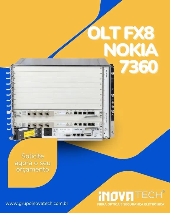 OLT NOKIA FX8 COM PLACA FGLT-B C+ 16 PON
