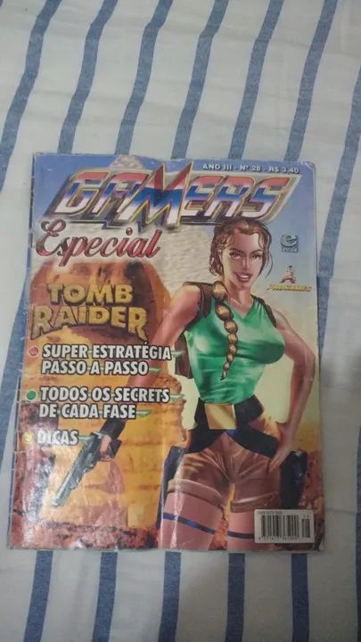 Revista Gamers n° 28 Especial Tomb Raider 1
