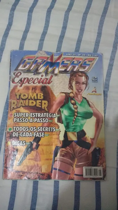 Revista Gamers n° 28 Especial Tomb Raider 1