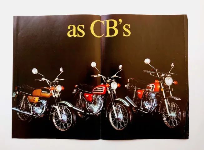 Honda CB 50, CB 125 e CB 360 - Folder, catálogo, encarte