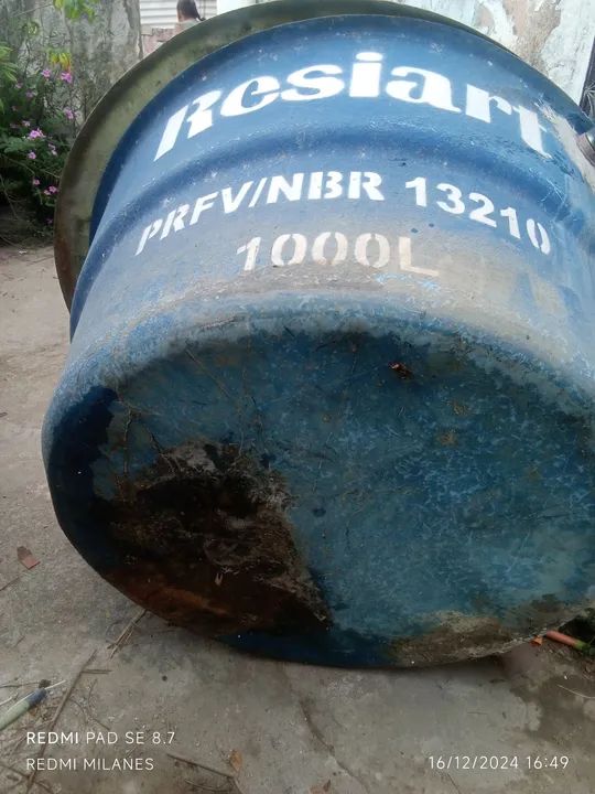 Caixa d'água 1000 litros feito fibra - Foto 3