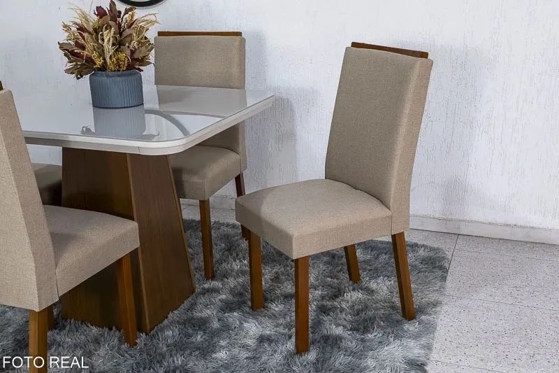 Mesa de Jantar 4 Lugares Lunara rf3322 - Foto 2