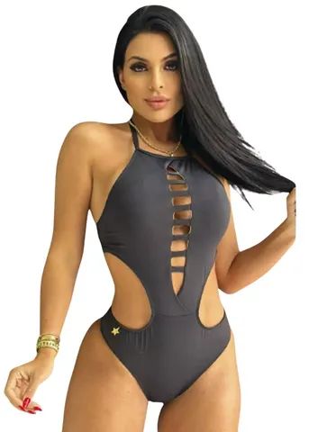 Maiô Body com bojo fio (confortável) praia verão moda