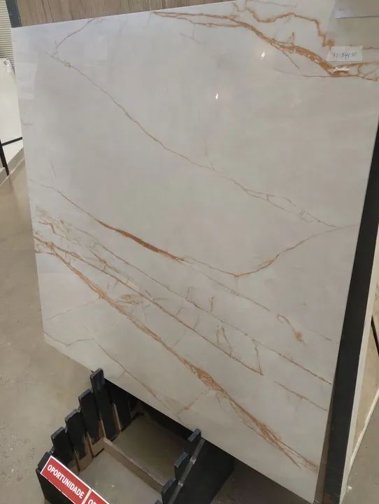 Porcelanato polido Golden fantasy 12x120 ceusa  - Foto 4