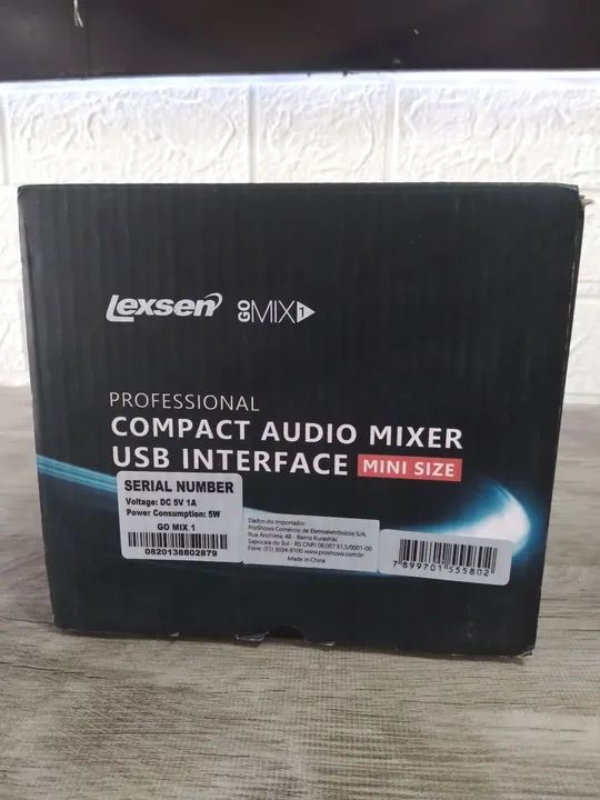 Mixer Lexsen Gomix 1 Canal C/Interface/BT USB - Foto 2