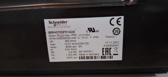 Servo motor Schneider 1.3 kw. - Foto 4
