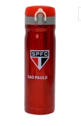 Garrafa Térmica São Paulo Licenciada Original 450ml