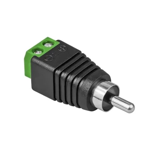 Adaptador Borne X Conector Plug RCA Macho para câmera - Foto 2