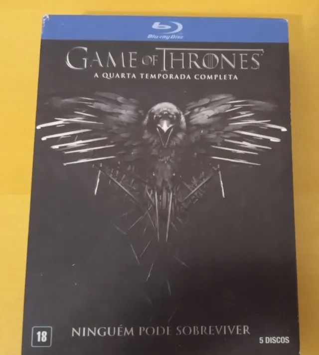 Box com DVDs Game of Thrones temporada 4 usado
