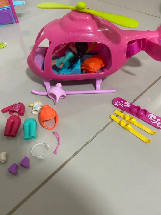 Helicóptero da Polly pocket