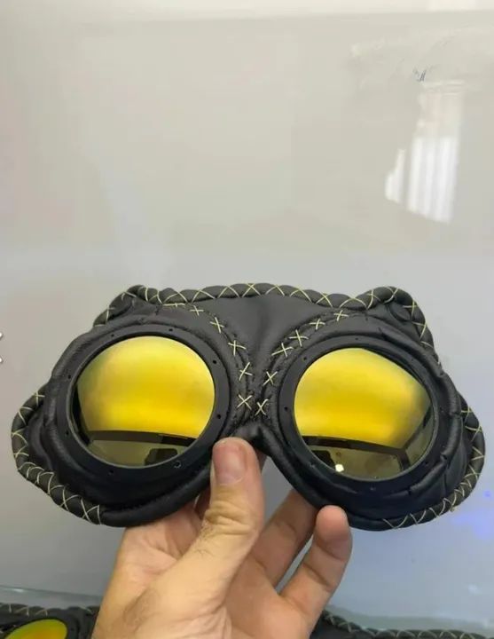 Touca da Medusa Oakley + Goggle c/ Lentes Gold - Foto 5