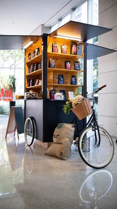 Carrinho de Café Completo