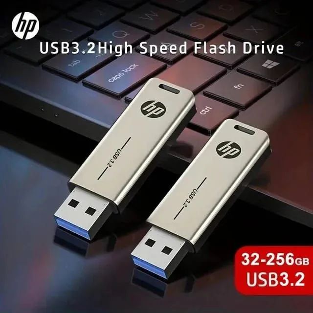 Pendrive 128gb Original Metal, USB 3.2, HP - Foto 3
