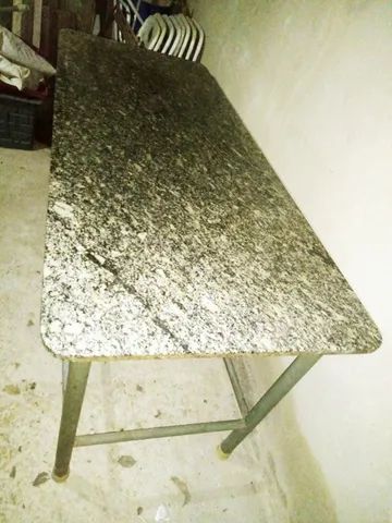 Mesa reforçada c/ tampo de granito - Foto 3