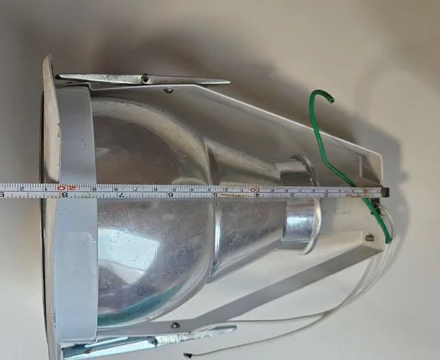 2 Luminárias de Aluminio de embutir sem vidro.  - Foto 6