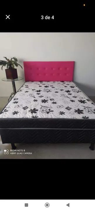 Cama Box Casal com Espuma Especial - Liquidação! - Foto 4