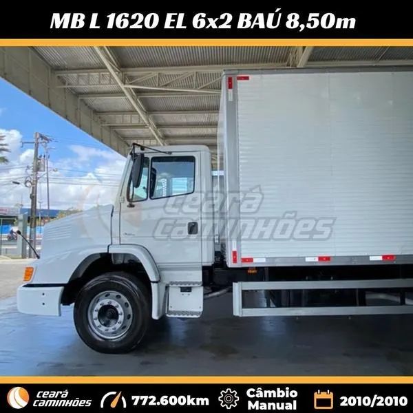 MB L 1620 6x2 2010/2010 Baú 8,50m - Foto 4