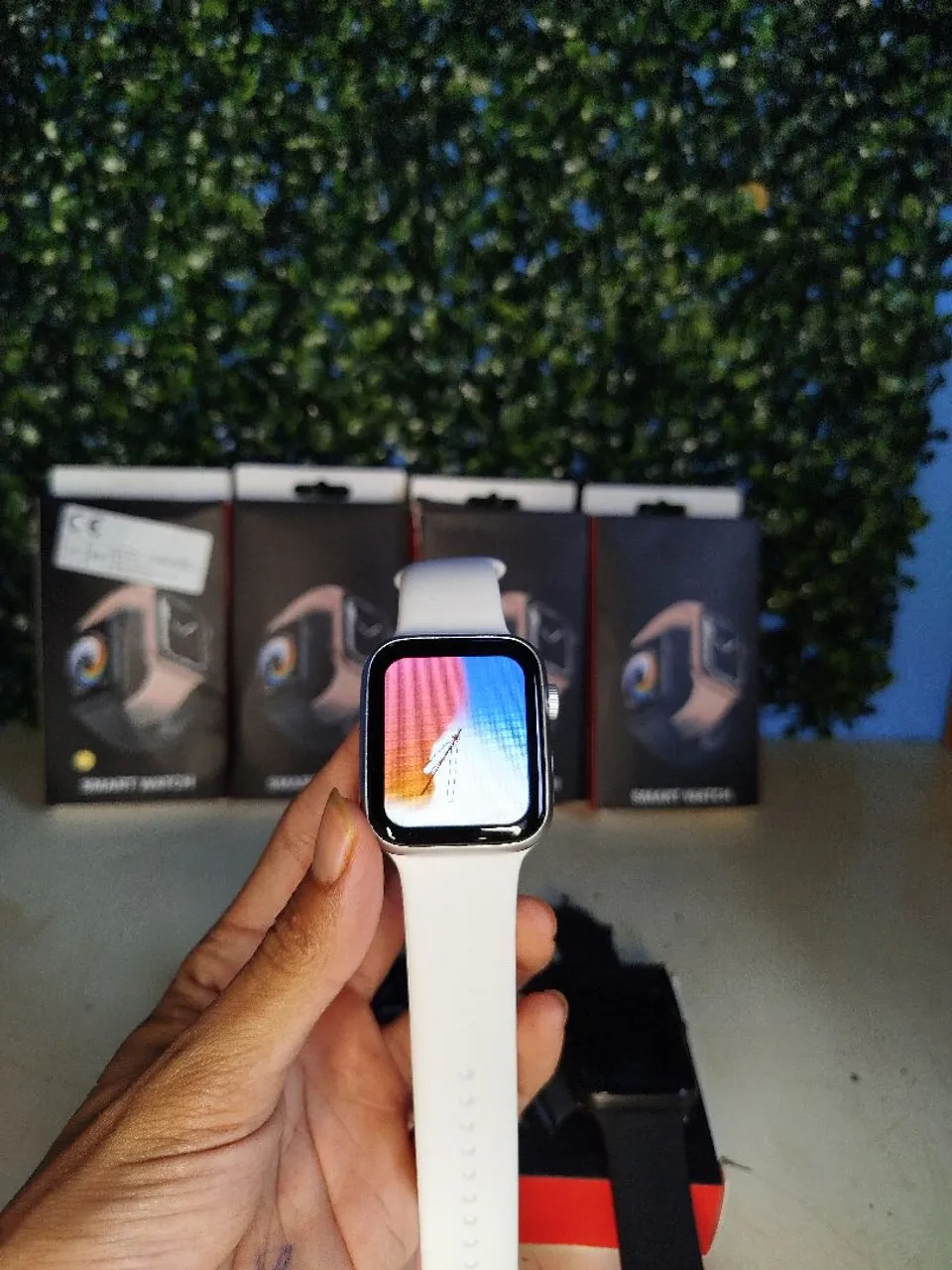 Relógio i8 Pro Max, verifica batimentos cardíacos e oxigênio no sangue