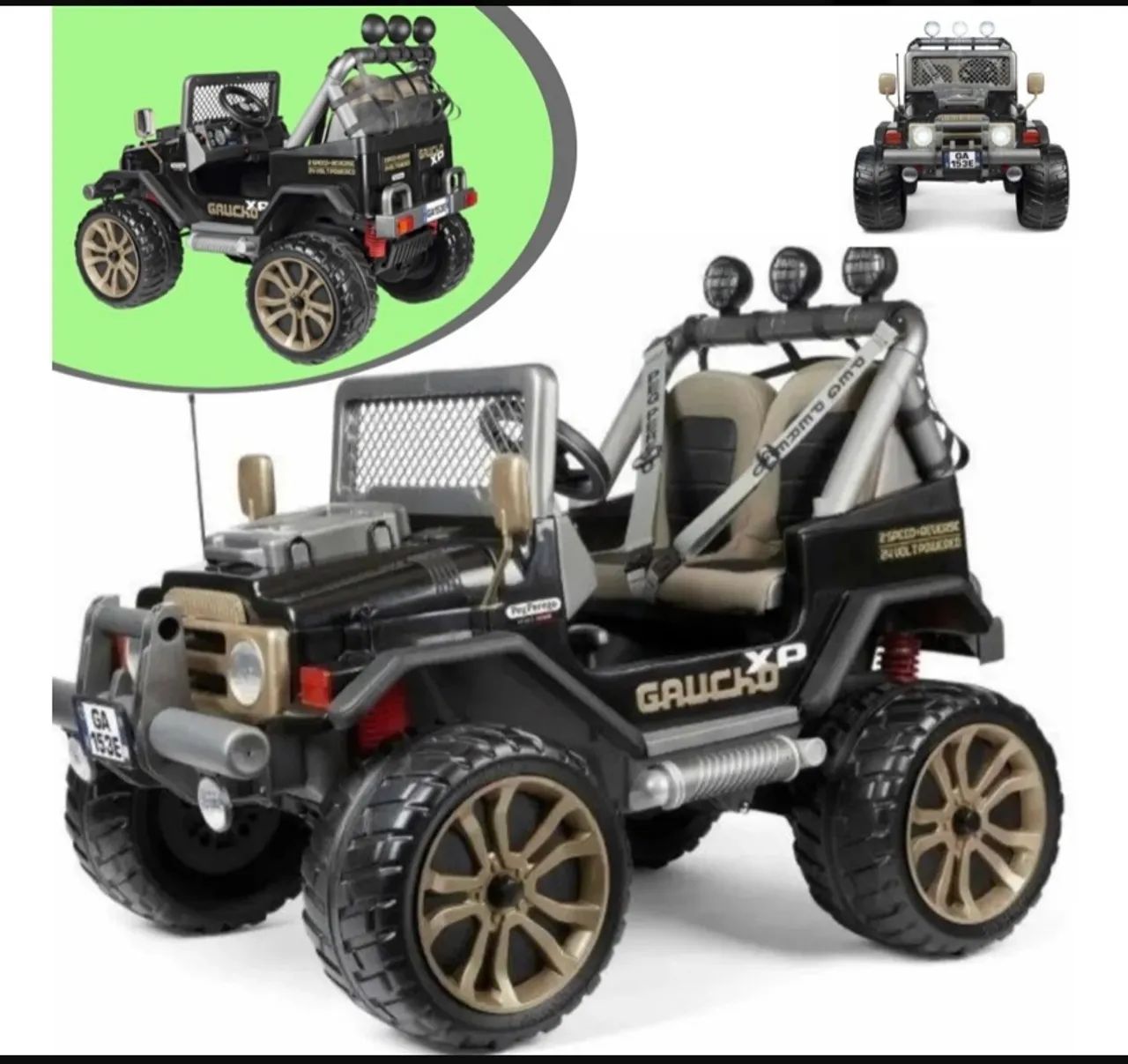  Carro Eletrico Peg Perego Gaucho
