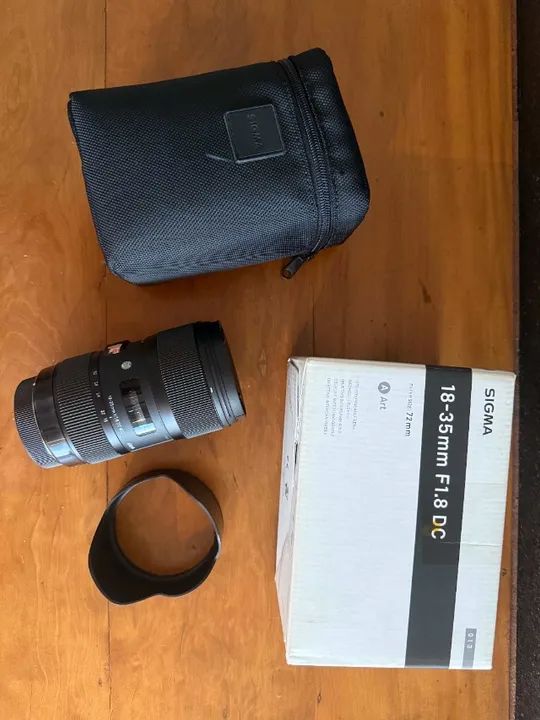 Lente Sigma 18-35mm em Perfeito Estado
