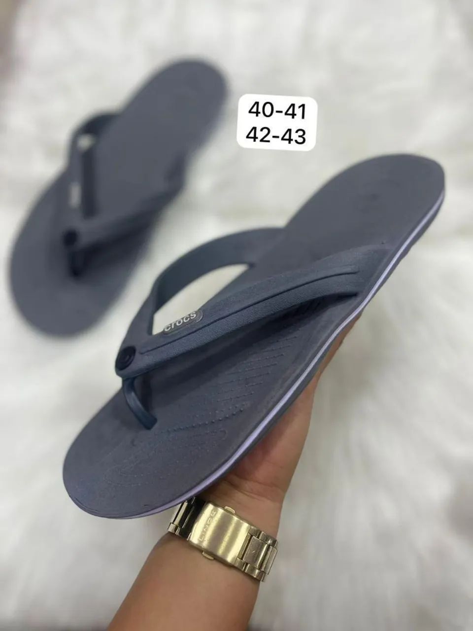 Chinelo Crocs Masculino - Preto - Foto 3