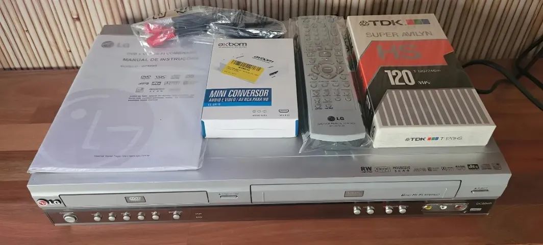 GRAVADOR VCR P/DVD LG RC6900B. PEÇAS OU CONSERTO. NO ESTADO!