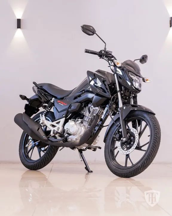 Honda CG 160 Fan 2025 - Preta - 0km - Foto 3