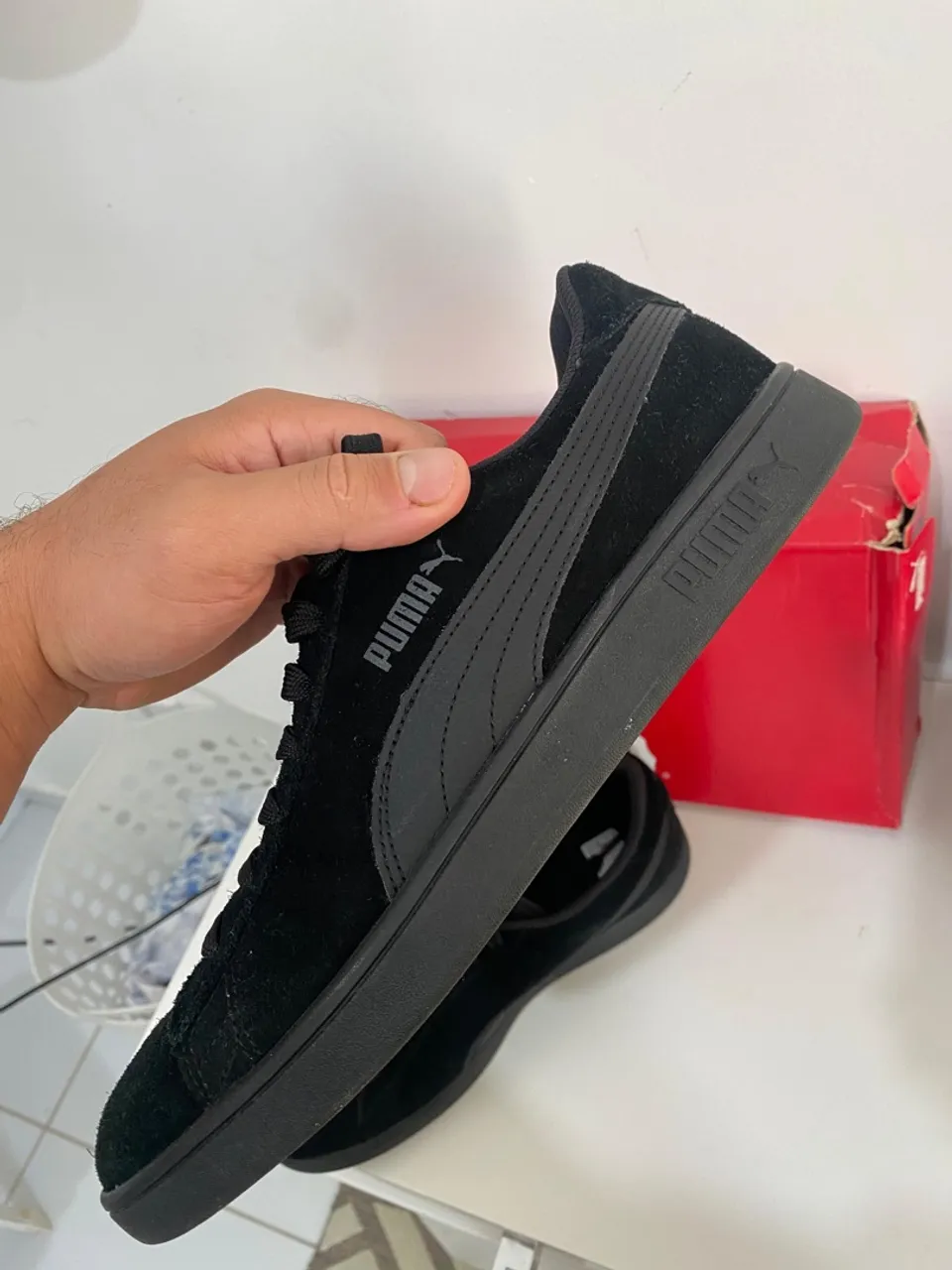 Tenis puma smash V2 black