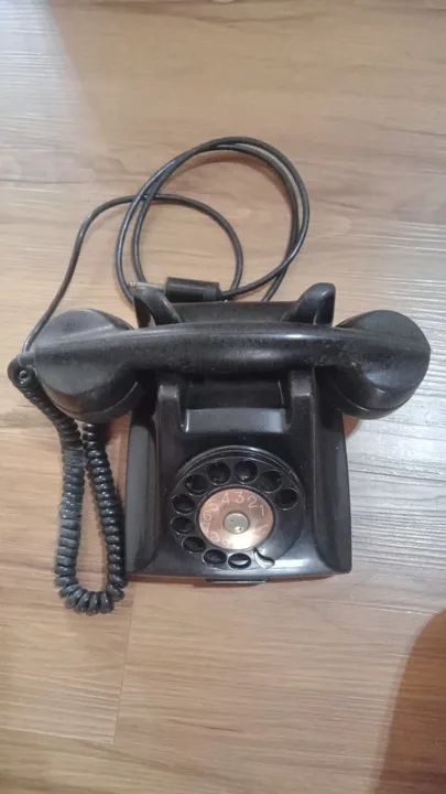 Antigo Telefone Em Baquelite, Anos 60, Ericsson (Usado)