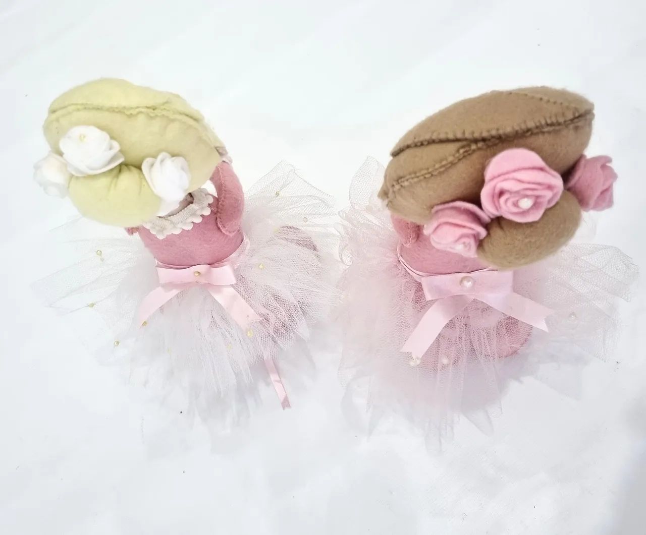 Bonecas Bailarinas de Feltro - Kit com 2 - Foto 4