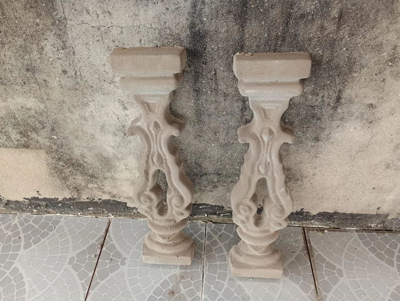 Ponteiras para Corrimão em Concreto